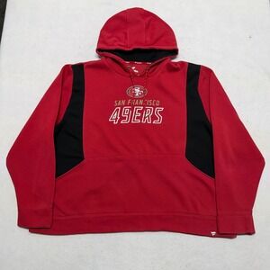 San Francisco 49ers Fanatics Pullover Hoodie Mens 3XB Red NFL Sportswear